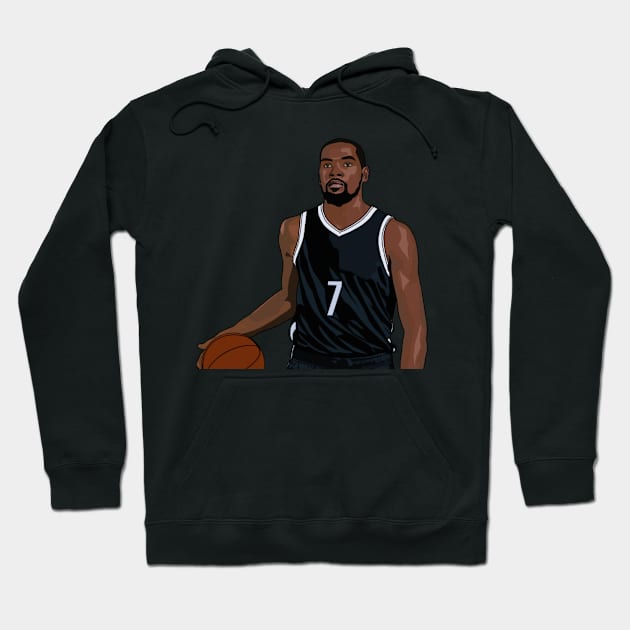 Kevin Durant- Brooklyn Nets Hoodie by ActualFactual